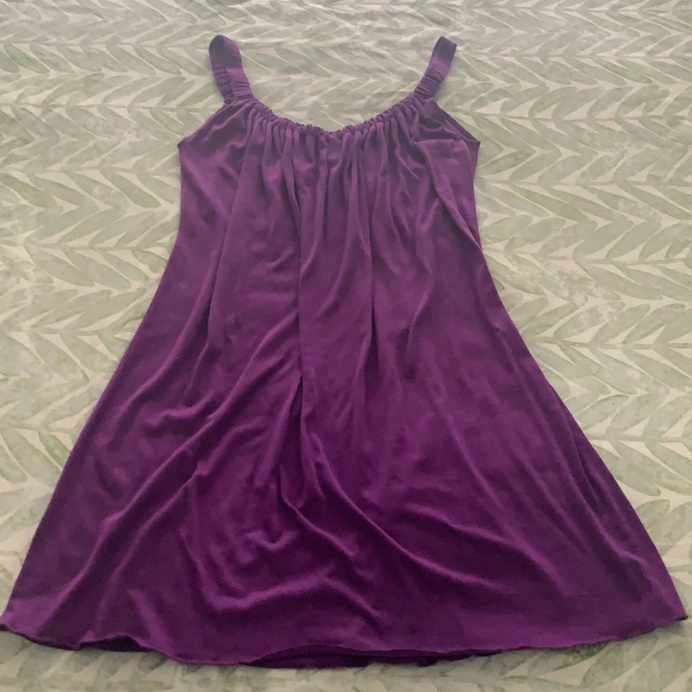 Purple Venus mini dress
